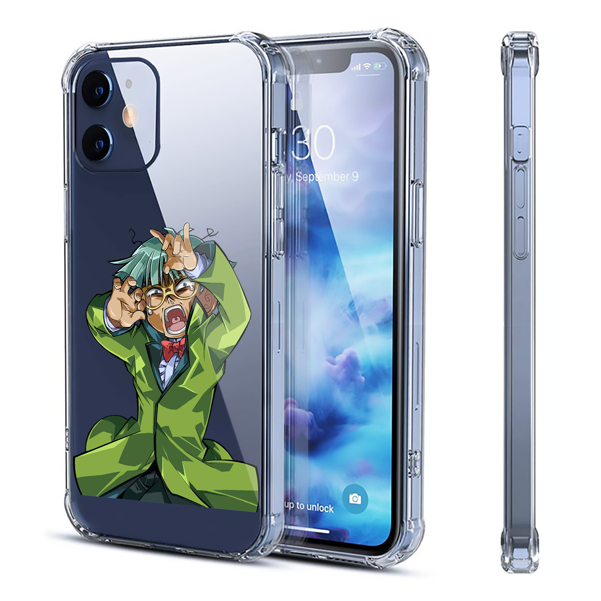 （画像用） 遊☆戯☆王 Yu-Gi-Oh! 【iPhone 12シリーズ対応】透明スマホケース（クリアソフトケース）